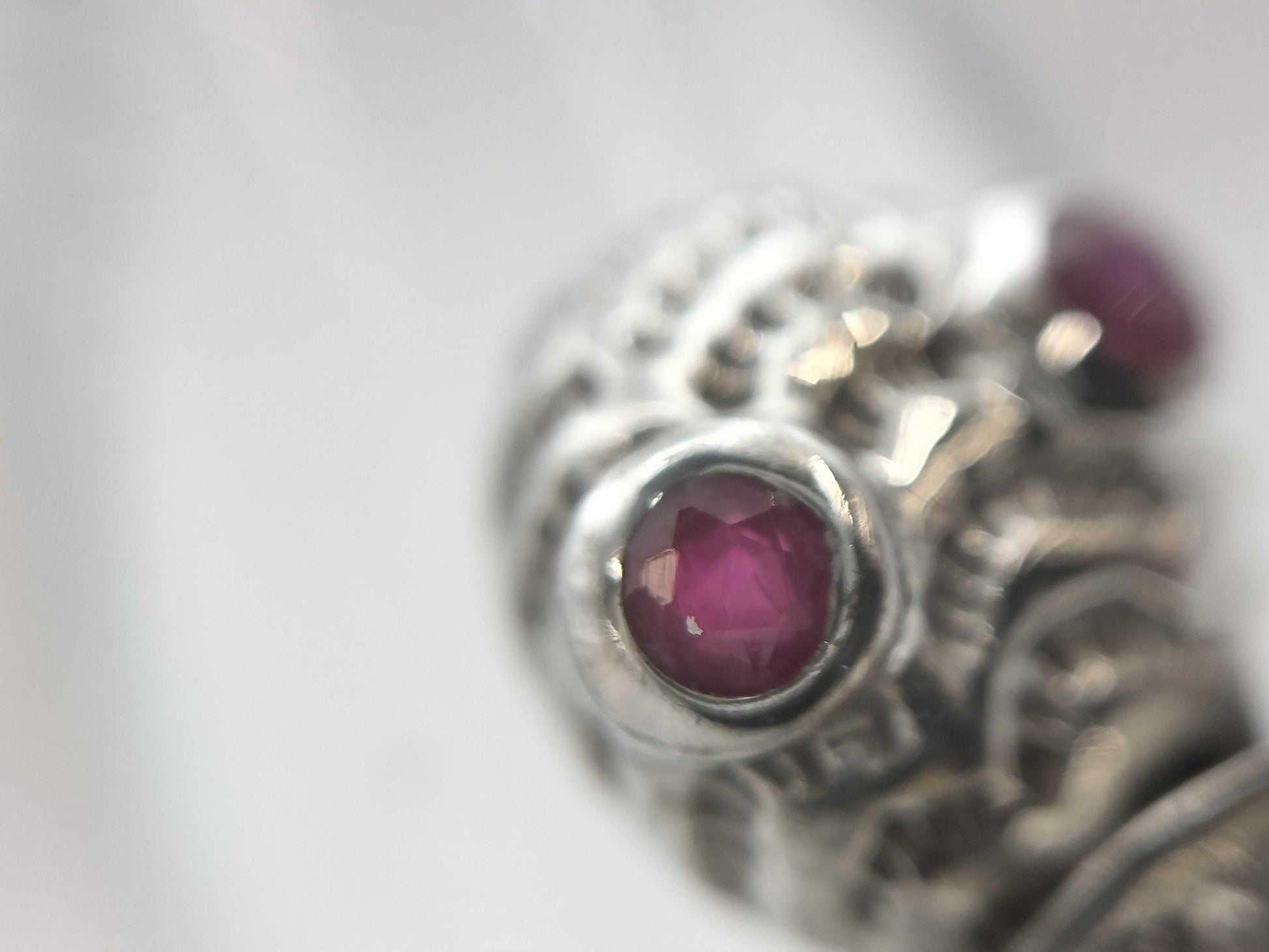 R0.02ct D0.18ct K18WG 10.6g Ring 