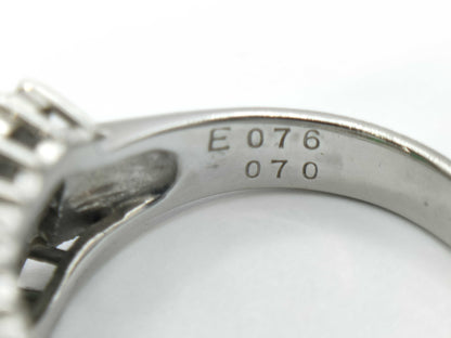 E0.76ct D0.70ct PT900 7.9g Ring 