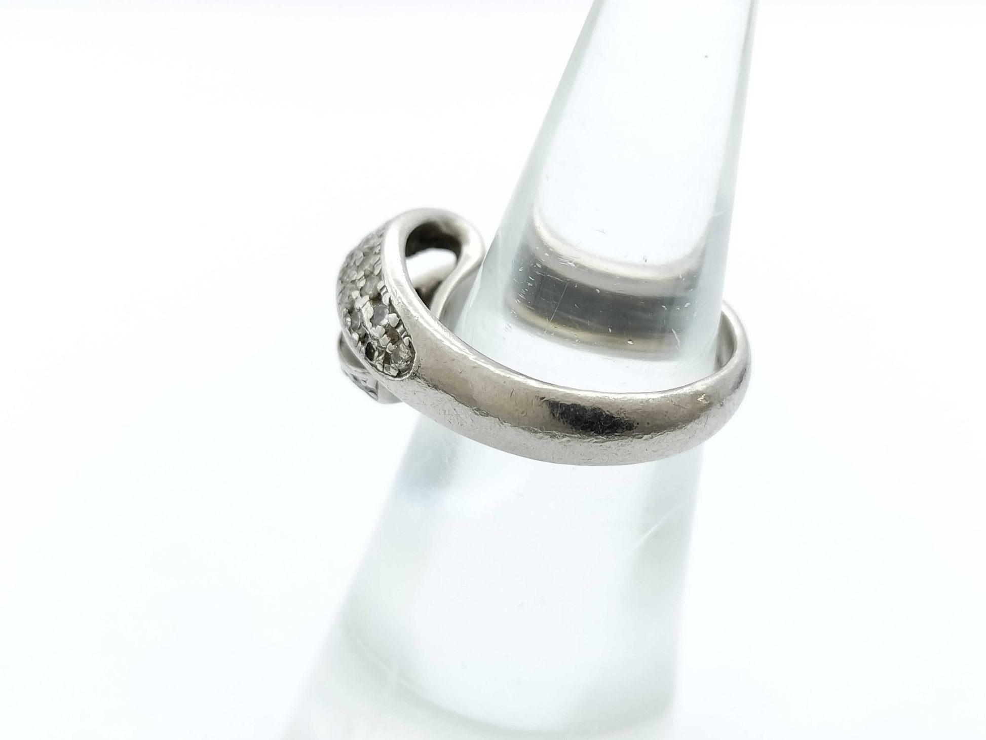 D0.31ct/0.57ct PT900 8.5g Ring 