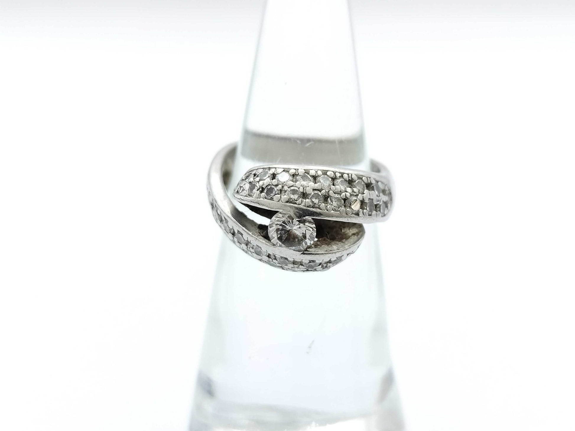 D0.31ct/0.57ct PT900 8.5g Ring 