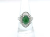 Jadeite 2.66ct D1.32ct PT900 10.8g Ring 