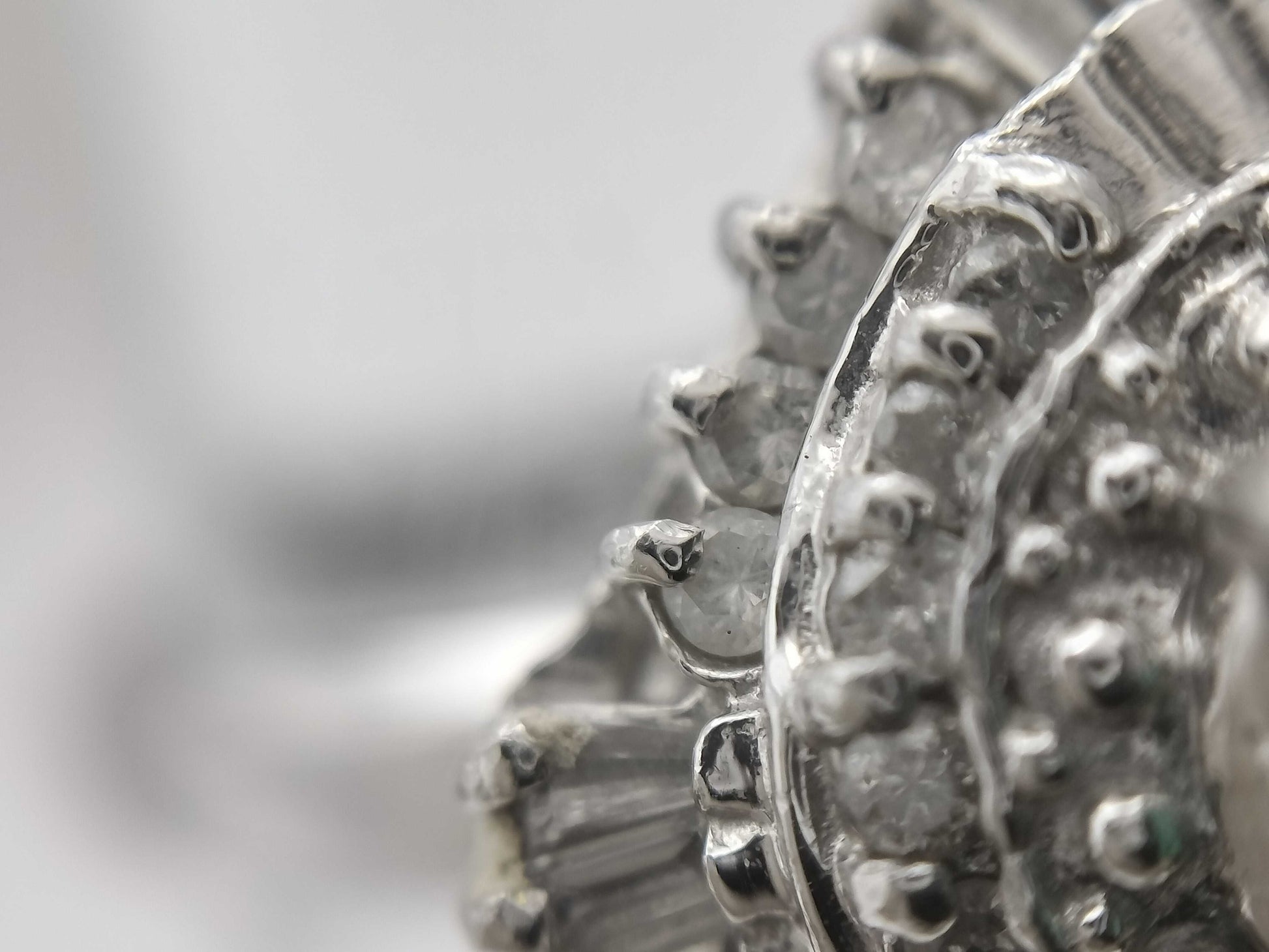 E0.42ct D0.63ct PT900 6.8g Ring 