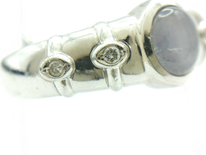 Stainless steel 1.53ct D0.03ct PT900 6.8g ring 
