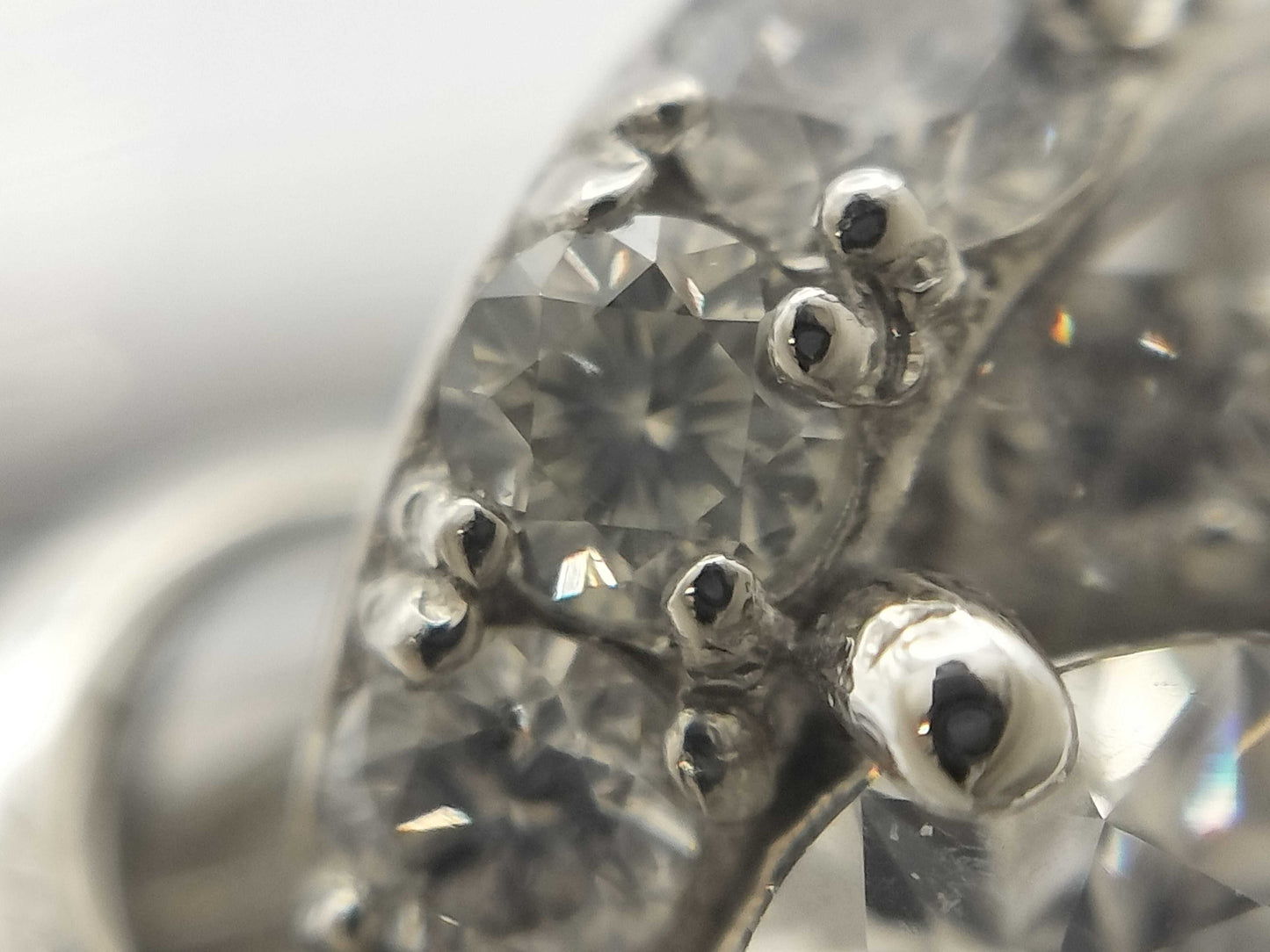 D0.20/0.35ct Pt900 3.5g Ring 
