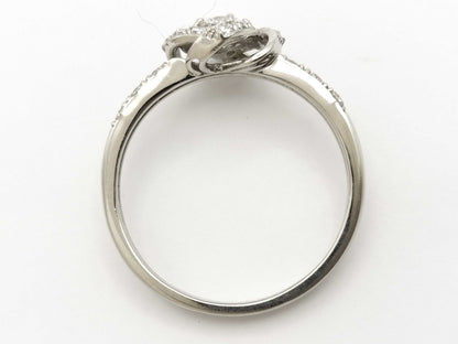 D0.20/0.35ct Pt900 3.5g Ring 