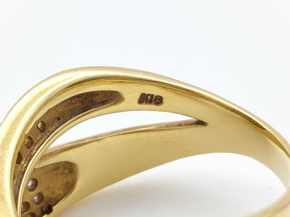 S0.46ct D1.01ct K18 9.0g Ring 