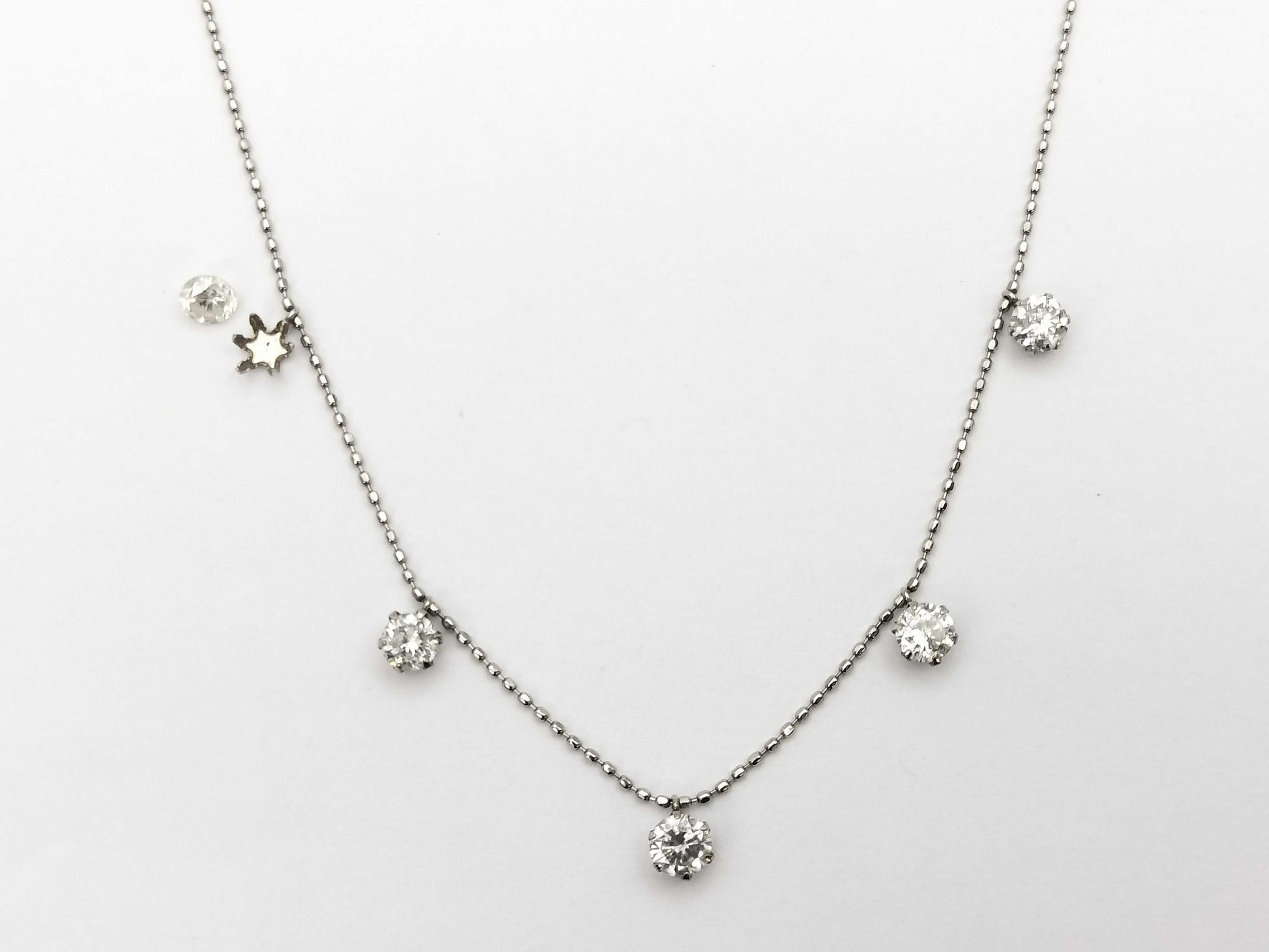 D1.05ct PT850 1.8g Necklace 