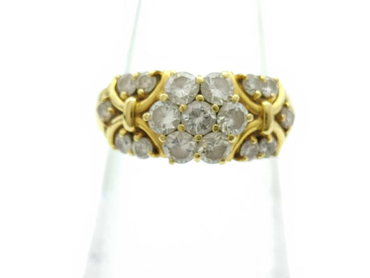 D1.09ct 750 4.9g Ring 