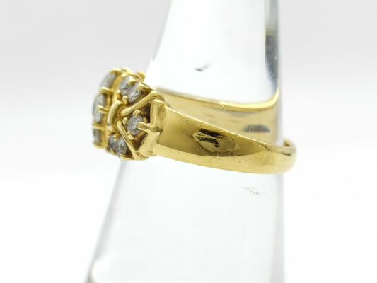D1.09ct 750 4.9g Ring 