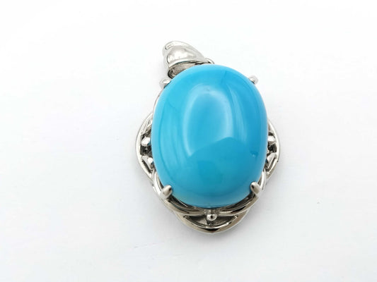 30.48ct colored stone pendant top in PT900 