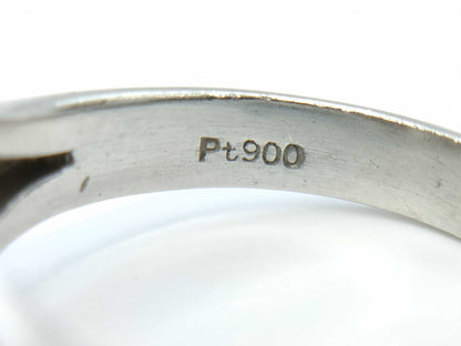Pearl diameter: approx. 10.7mm, D0.10ct, PT900, 8.2g, Ring 