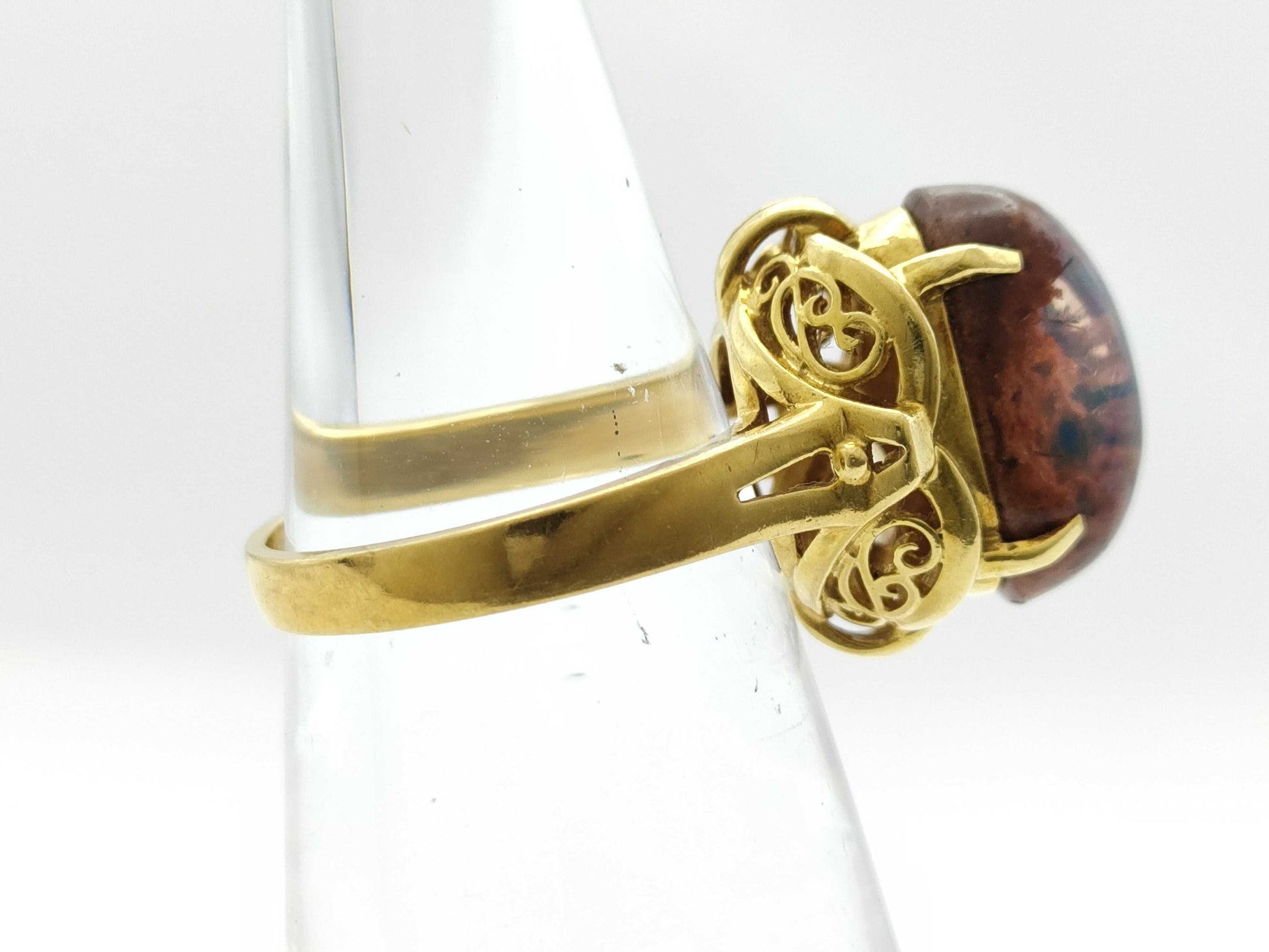 OP 4.38ct K18 4.6g Ring 