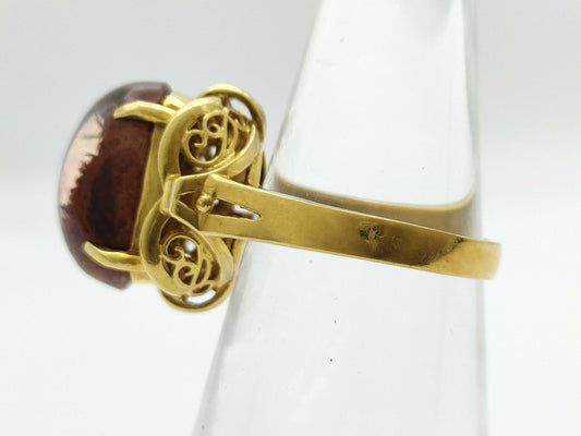 OP 4.38ct K18 4.6g Ring 