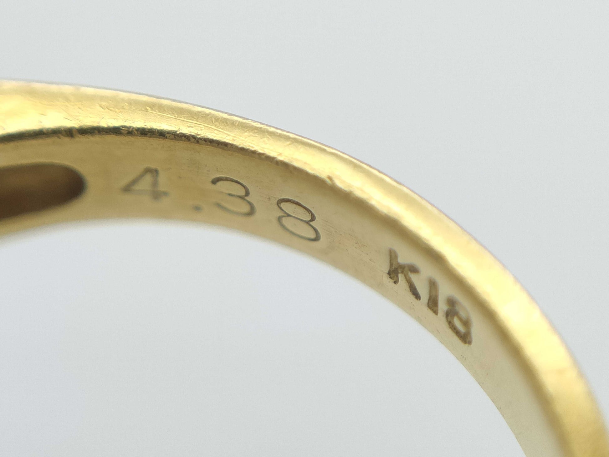 OP 4.38ct K18 4.6g Ring 