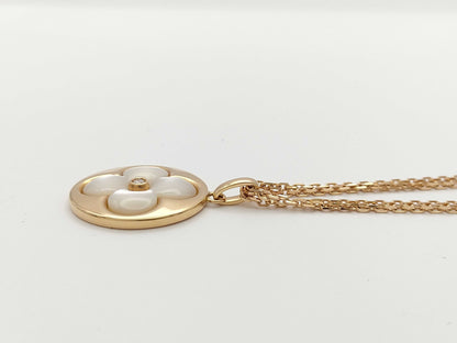 LOUIS VUITTON Star Blossom Shell Necklace, 1PD, PG, AU750, 21.2g 