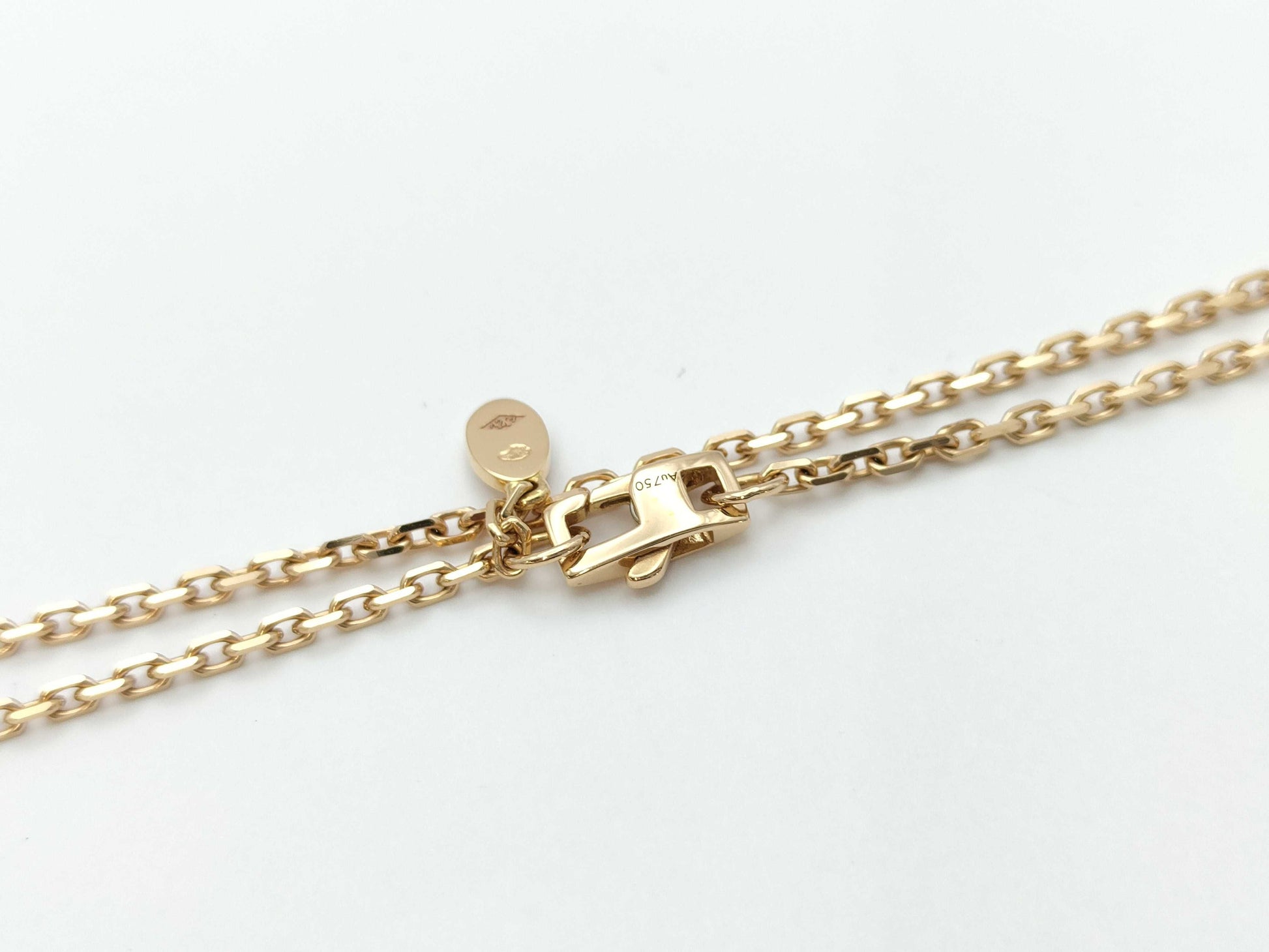 LOUIS VUITTON Star Blossom Shell Necklace, 1PD, PG, AU750, 21.2g 