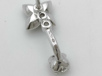 LOUIS VUITTON Star Blossom Diamond WHITE AU750 3.3g 