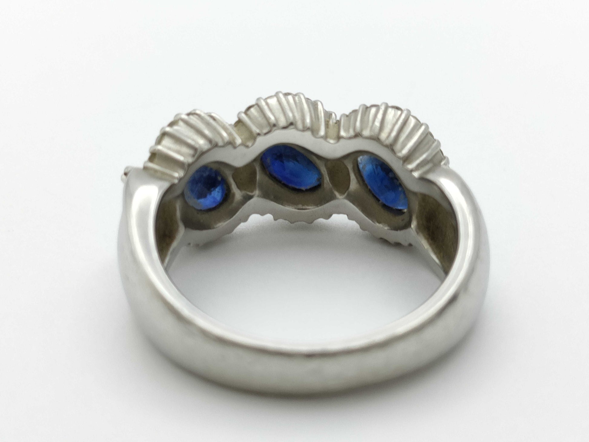 S1.50ct D0.35ct Pt900 10.6g Ring 