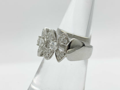 MIKIMOTO D1.13ct Pt950 11.4g Ring 