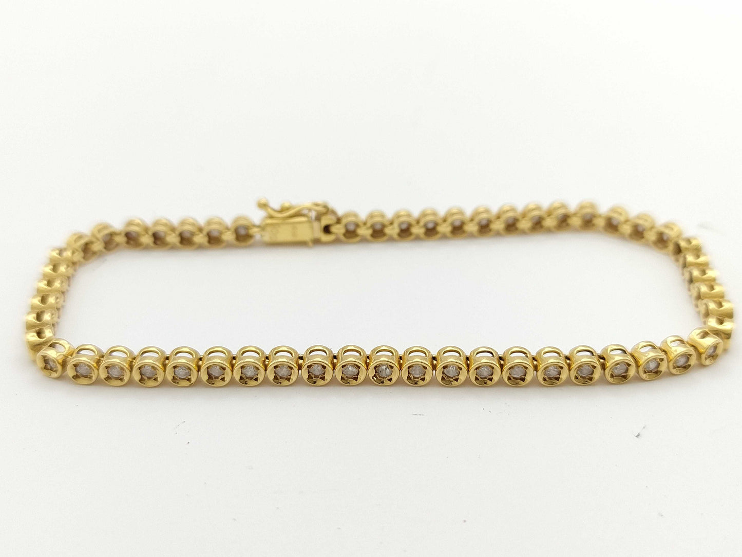 D1.00ct K18 9.9g Bracelet/Bangle 