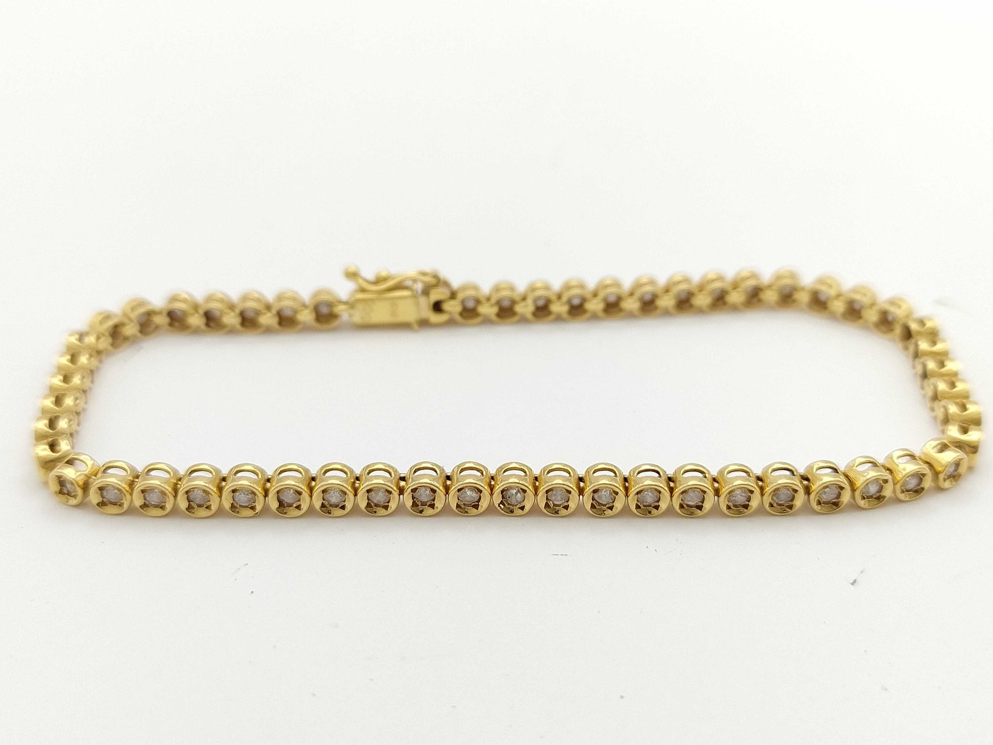 D1.00ct K18 9.9g Bracelet/Bangle 