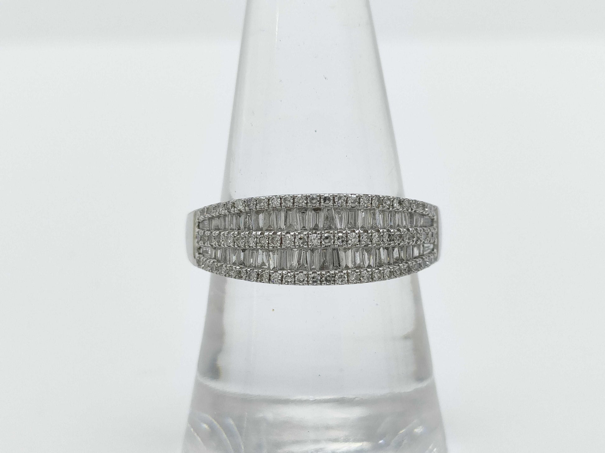 D1.00ct Pt950 7.0g Ring 