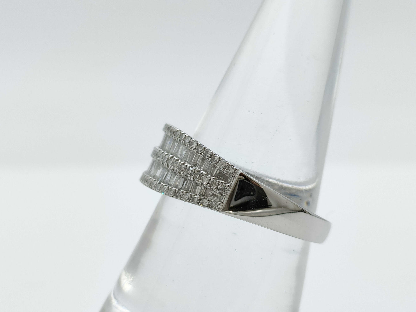 D1.00ct Pt950 7.0g Ring 