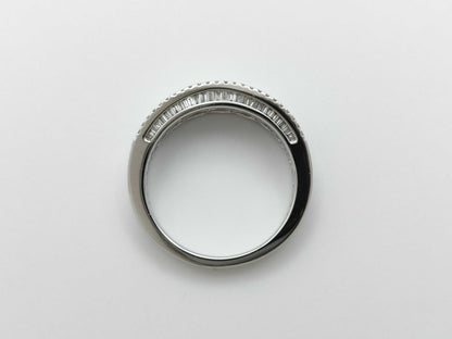 D1.00ct Pt950 7.0g Ring 