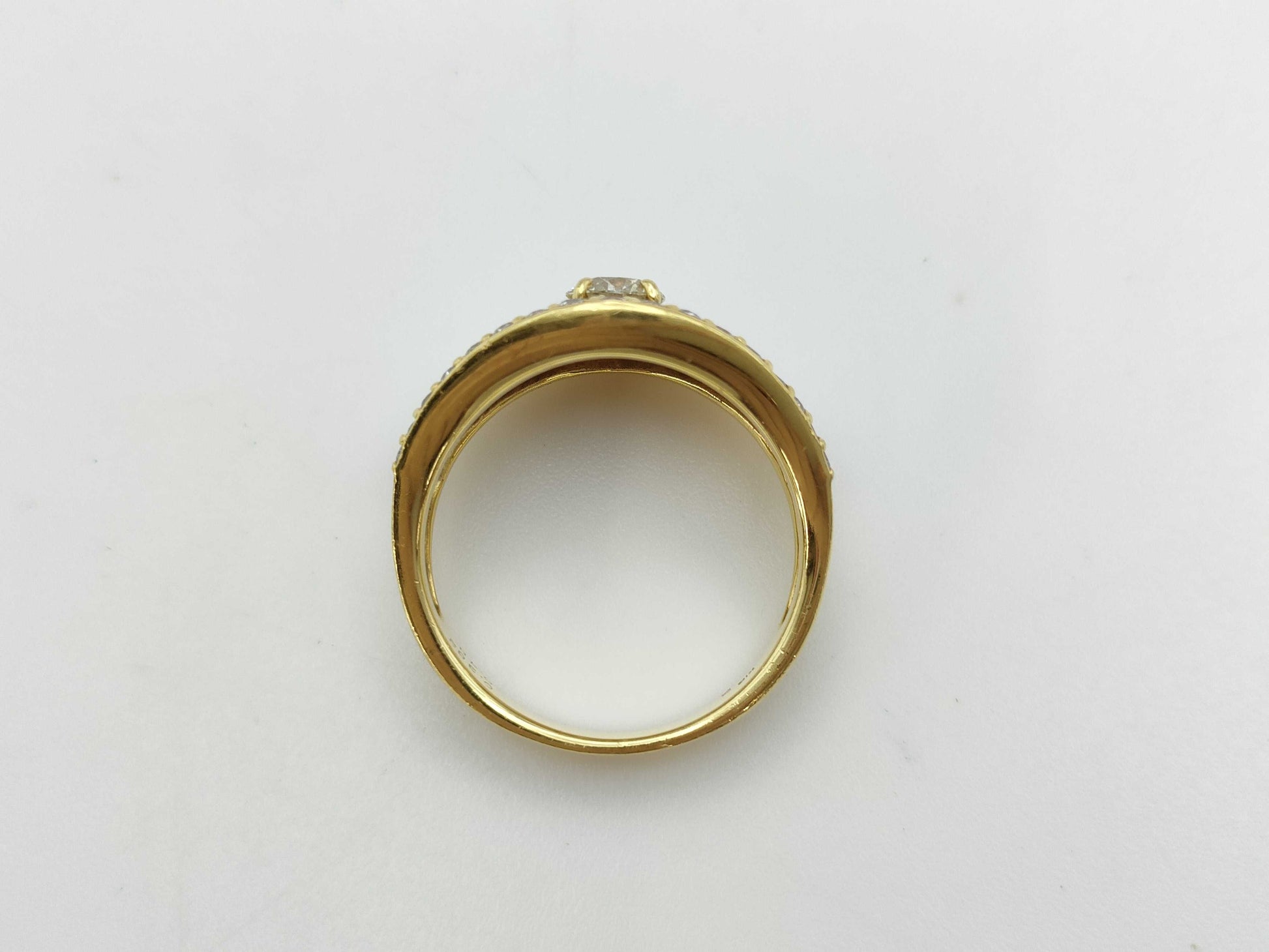 D0.362/0.48ct K18 6.3g Ring 