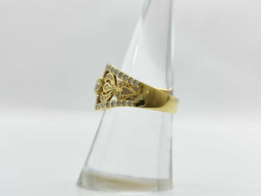 D0.362/0.48ct K18 6.3g Ring 