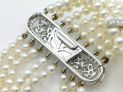 Semi-Round Pearl, Diameter: Approx. 3.4-3.6mm, D0.99ct, 750, 37.4g, Bracelet/Bangle 
