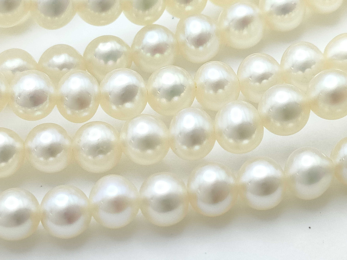 Semi-Round Pearl, Diameter: Approx. 3.4-3.6mm, D0.99ct, 750, 37.4g, Bracelet/Bangle 