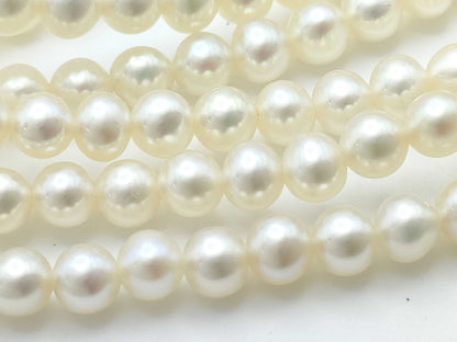 Semi-Round Pearl, Diameter: Approx. 3.4-3.6mm, D0.99ct, 750, 37.4g, Bracelet/Bangle 