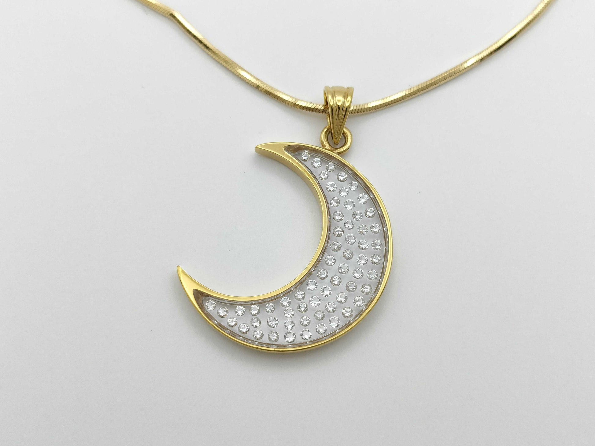 D0.464ct K18 8.5g Necklace 