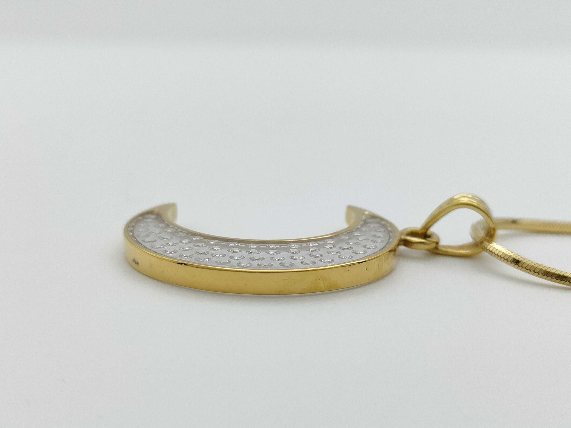 D0.464ct K18 8.5g Necklace 