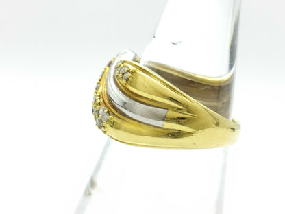 D0.50ct K18/PT900 9.6g Ring 