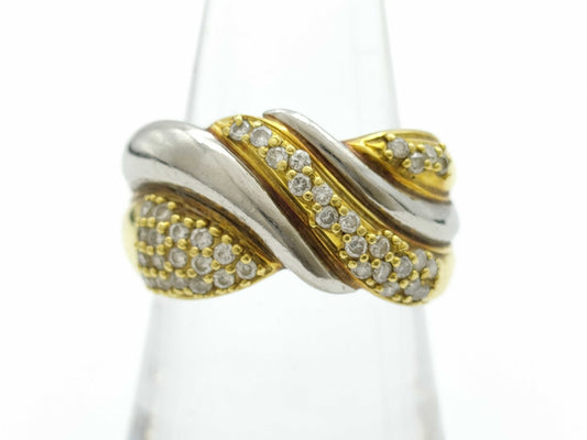 D0.50ct K18/PT900 9.6g Ring 