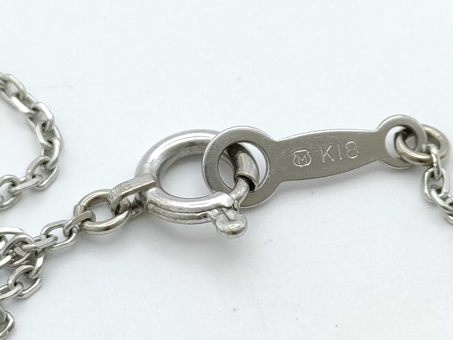 MIKIMOTO Cross D0.36ct K18 3.9g Necklace 