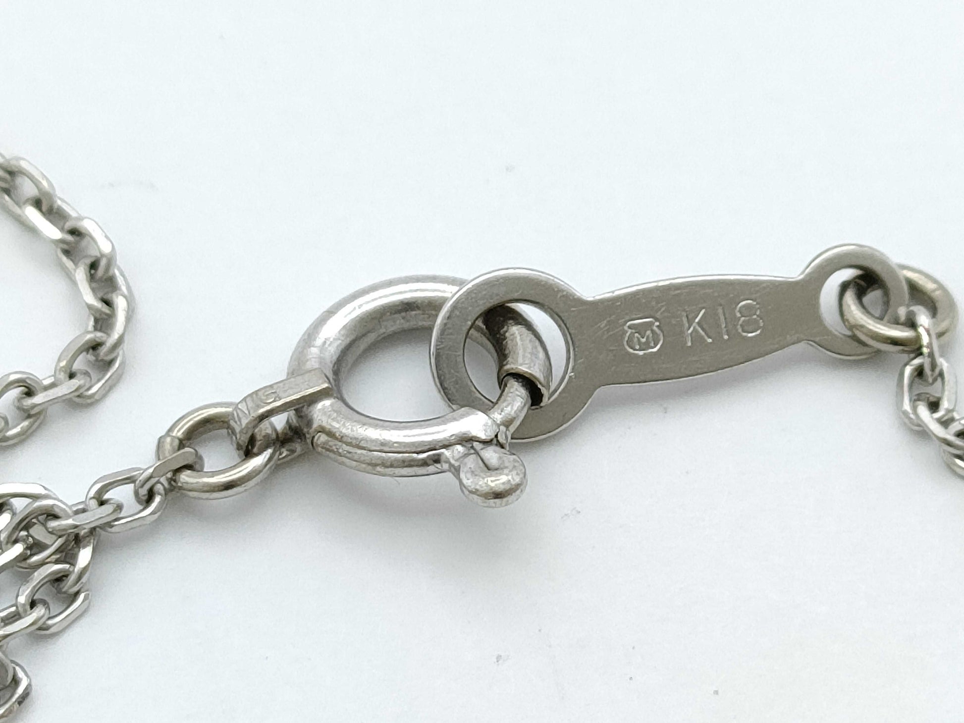 MIKIMOTO Cross D0.36ct K18 3.9g Necklace 