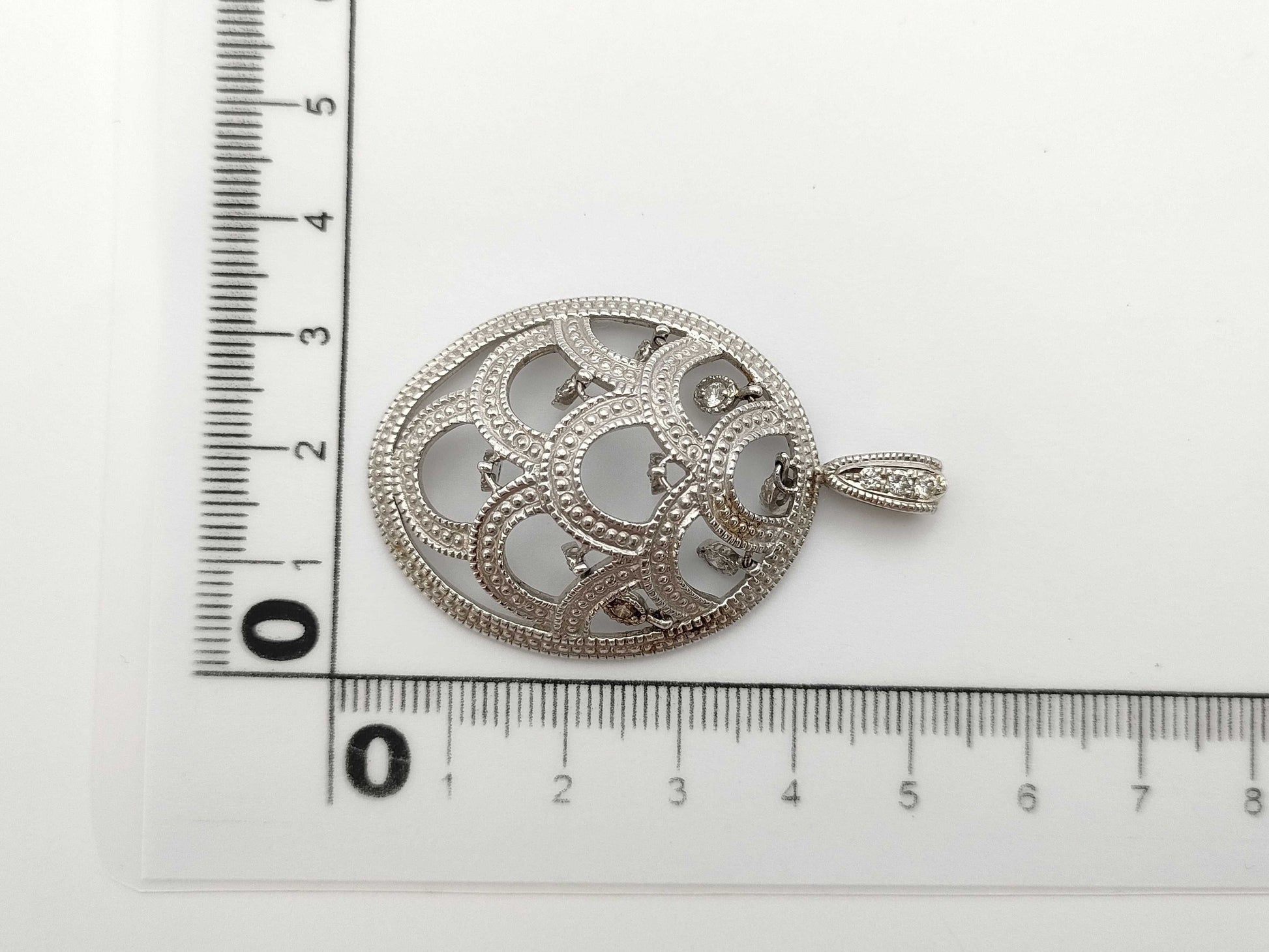 D0.50ct Pt900 18.6g Pendant Top 