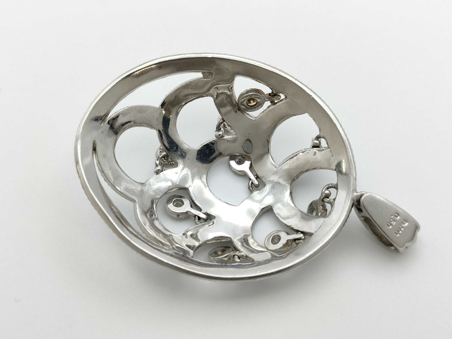 D0.50ct Pt900 18.6g Pendant Top 