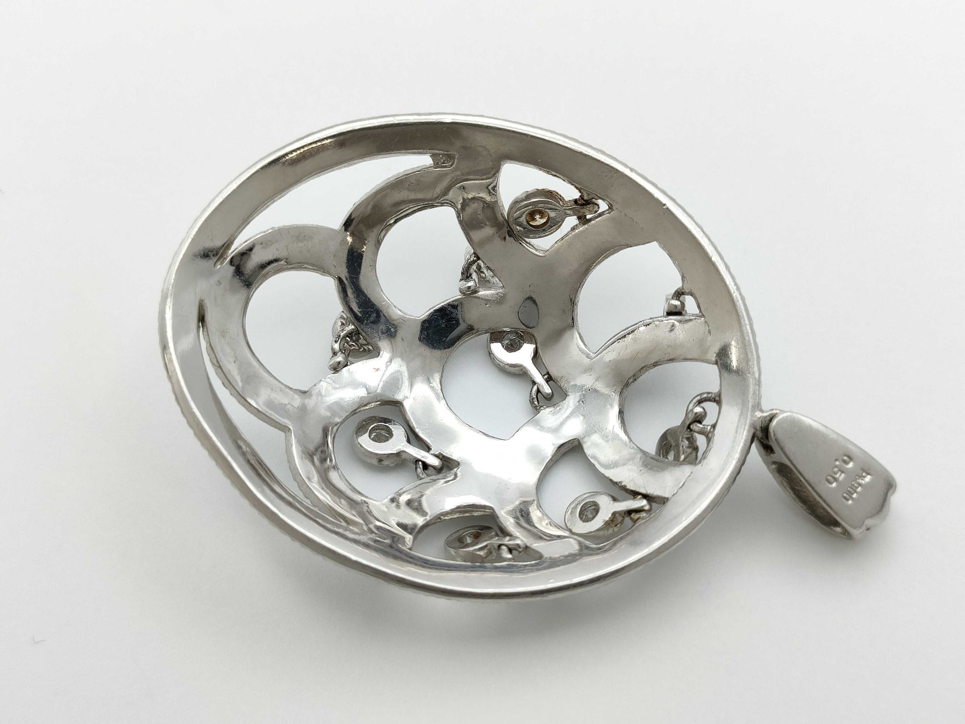 D0.50ct Pt900 18.6g Pendant Top 