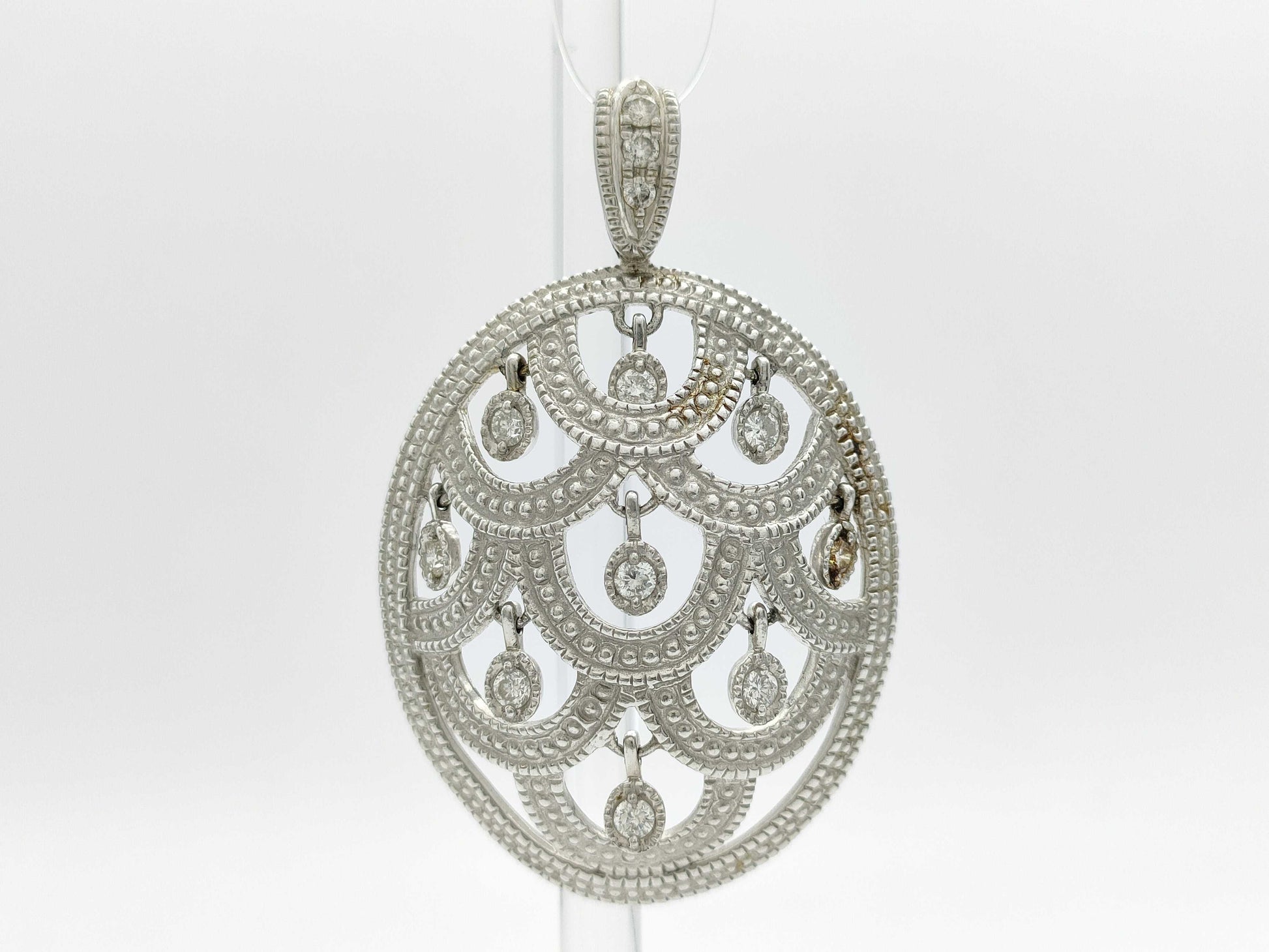 D0.50ct Pt900 18.6g Pendant Top 