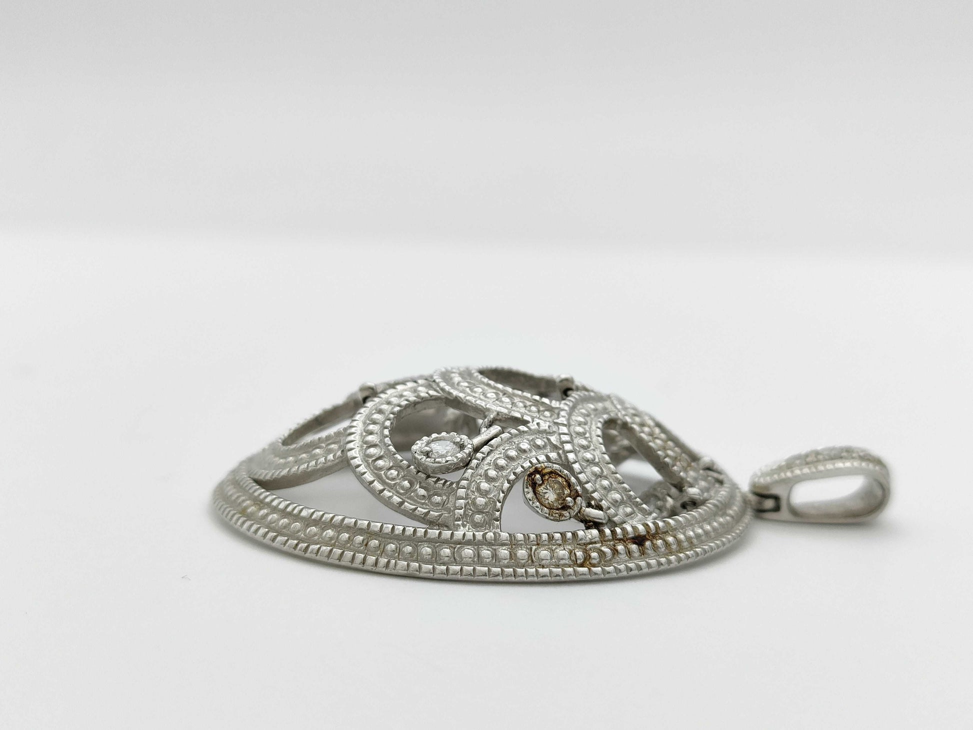 D0.50ct Pt900 18.6g Pendant Top 