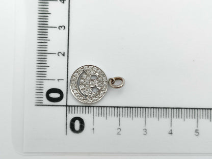 Diamond K18WG 2.4g Pendant Top 