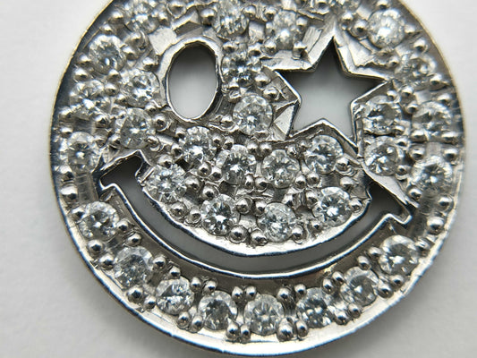 Diamond K18WG 2.4g Pendant Top 