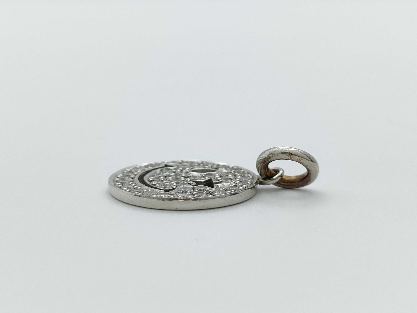 Diamond K18WG 2.4g Pendant Top 