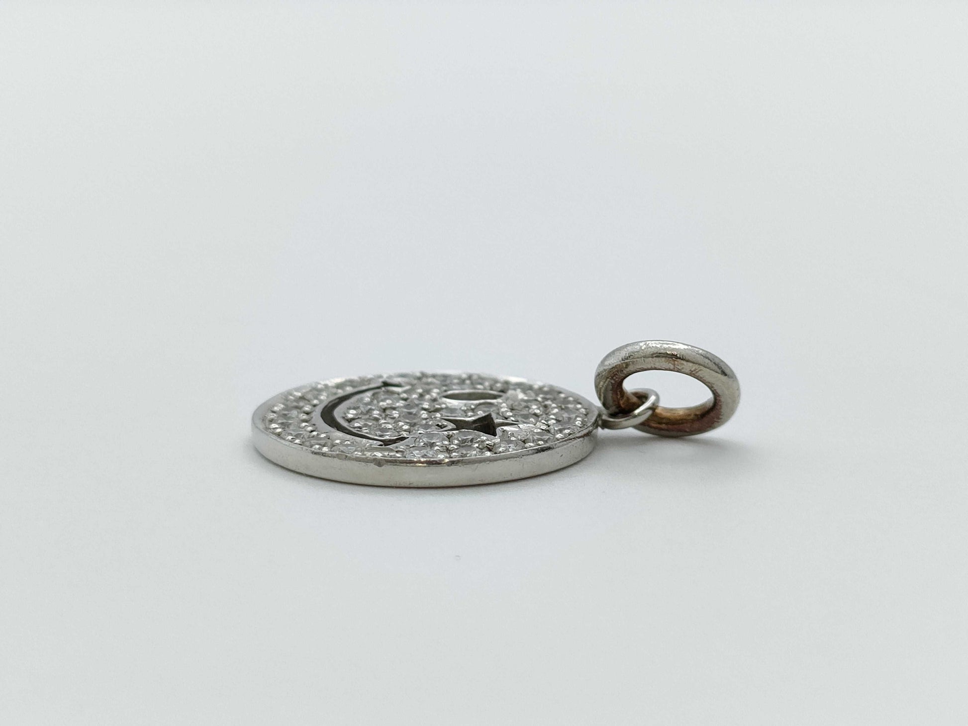 Diamond K18WG 2.4g Pendant Top 