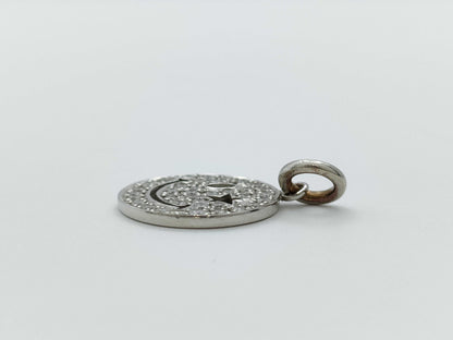 Diamond K18WG 2.4g Pendant Top 