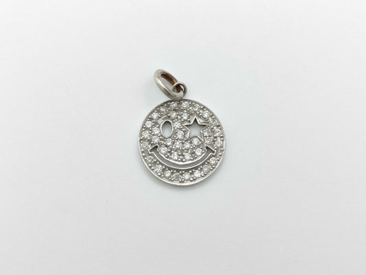 Diamond K18WG 2.4g Pendant Top 